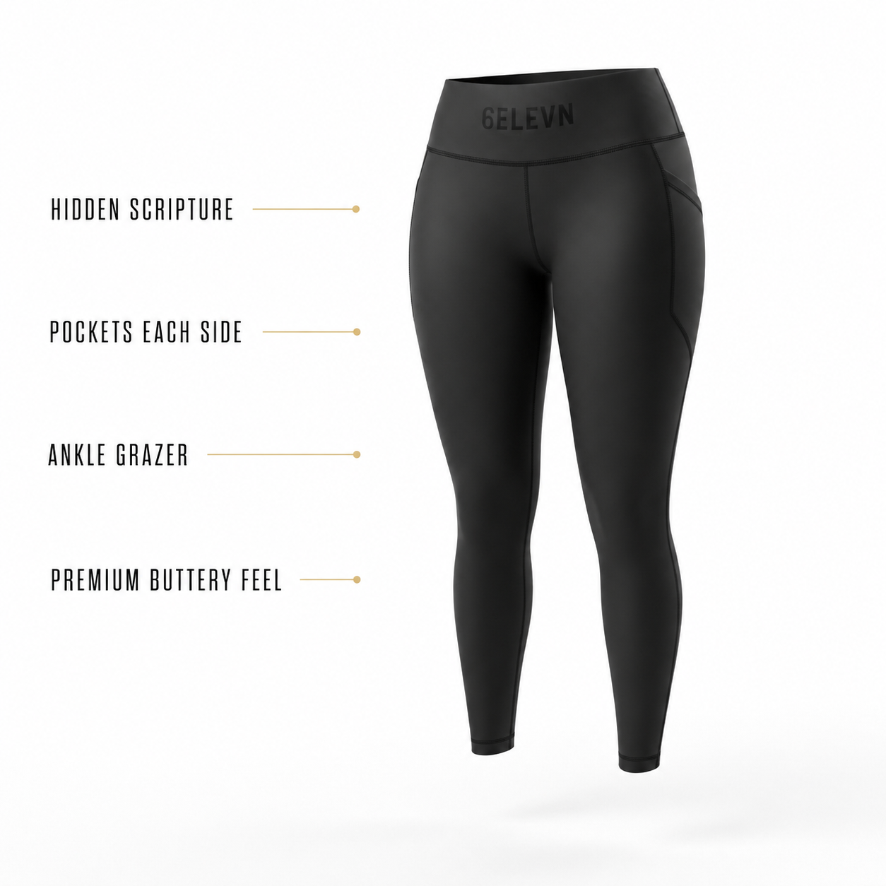 BLACK OPS High-Waisted Ankle Grazer Leggings (Women’s)