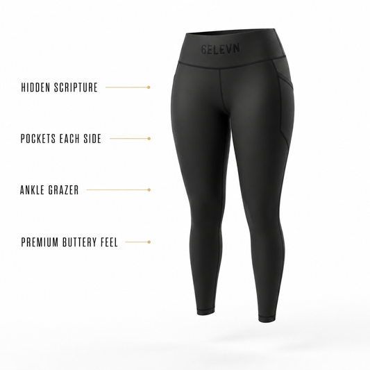 BLACK OPS High-Waisted Ankle Grazer Leggings (Women’s)