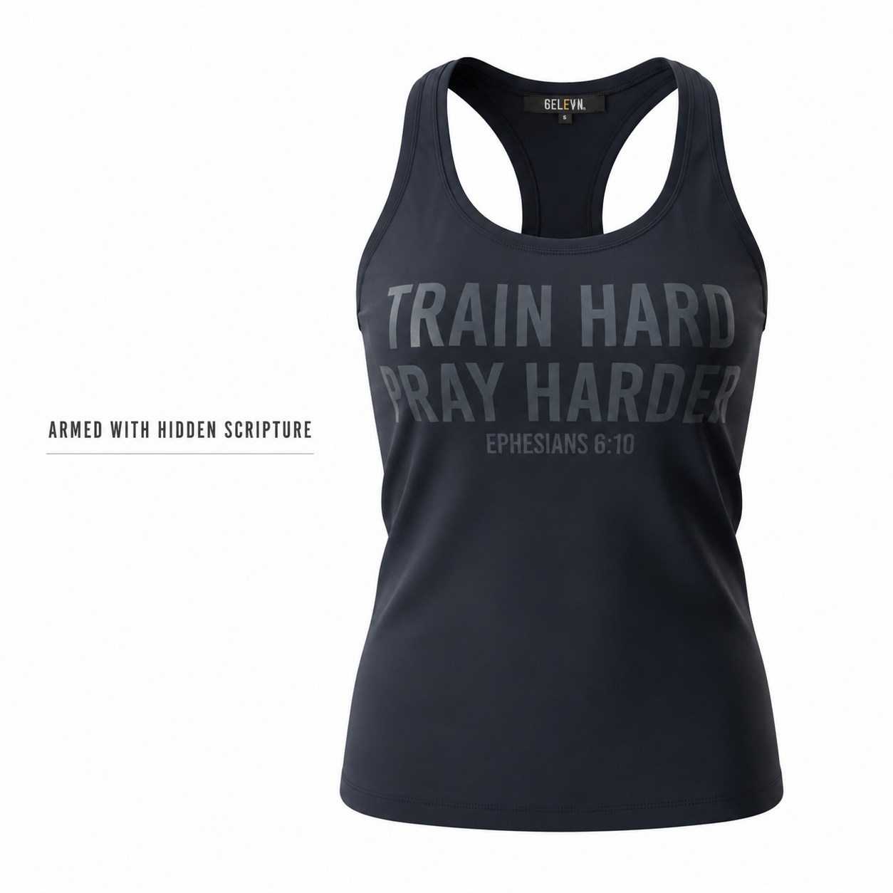 TRAIN HARD PRAY HARDER Singlet — Black Ops Edition (Women’s)