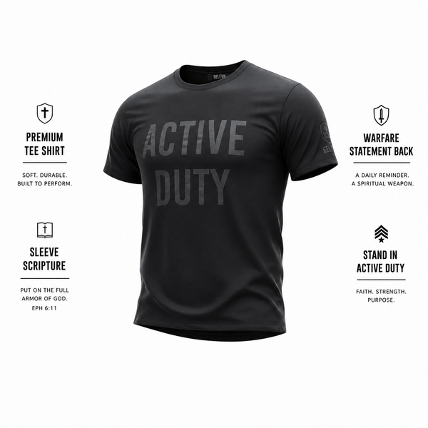 ACTIVE DUTY Tee — Black Ops Edition (Unisex)