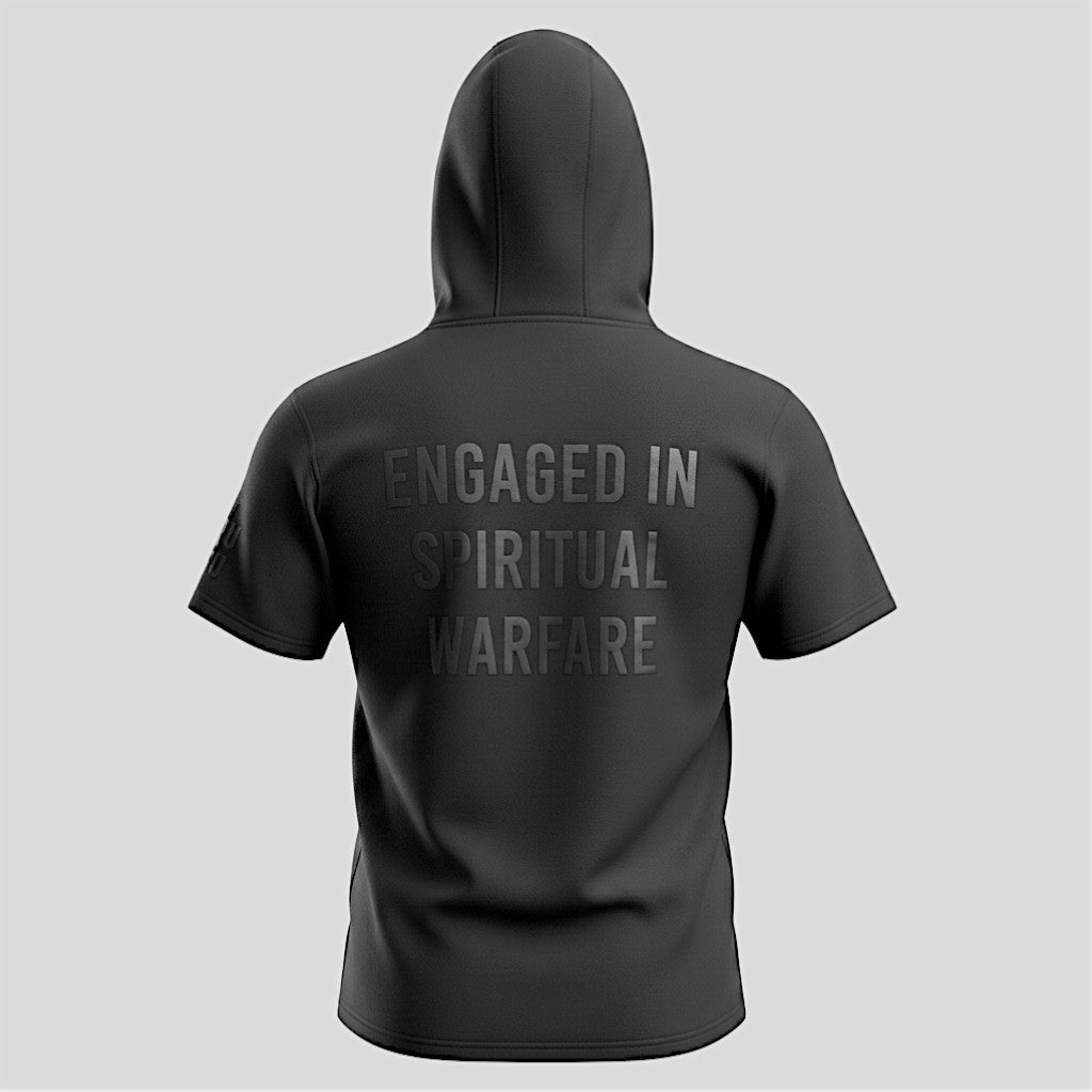 ACTIVE DUTY Short Sleeve Hoodie — Black Ops Edition (Unisex)