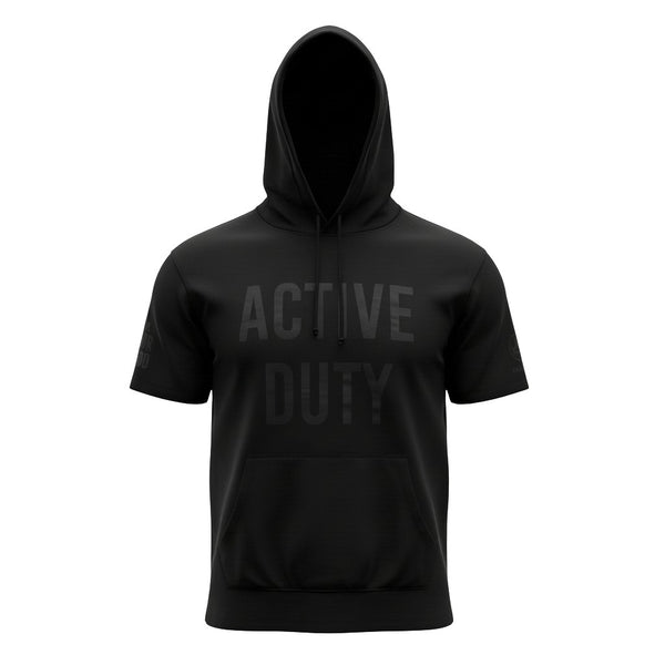 ACTIVE DUTY Short Sleeve Hoodie — Black Ops Edition (Unisex)